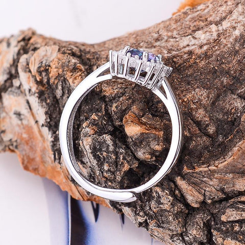 KJJEAXCMY Fine jewelry Multicolored jewelry 925 silver ang Tanzania color topaz rings women wholesale-JewelryKorner