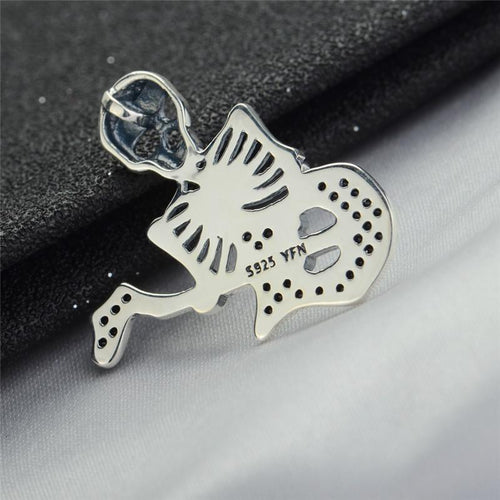 Top Quality 925 Sterling Silver Punk Necklace Womens Mens Jewelry Silver Pendants Necklaces with Skull Guitar Charms GNX8827-B-JewelryKorner