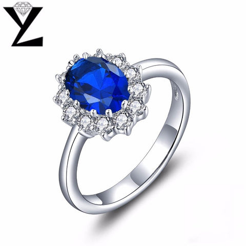 YL Classic 925 Sterling Silver Engagement Rings for Women Wedding Fine Jewelry Wholesale Sterling-Silver-Jewelry-JewelryKorner