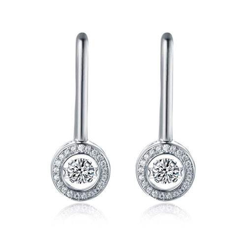YL Silver Earrings 925 Sterling Silver Drop Earring Natural Topaz Stone Long Hanging Earrings for Women Wedding Fine Jewelry-JewelryKorner