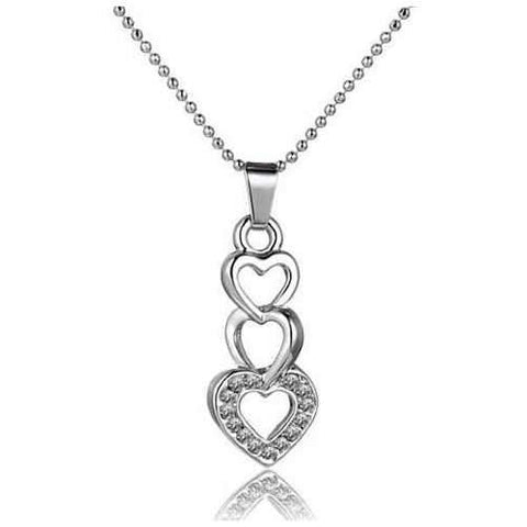 Love Story Three Phases Of Love Necklace-JewelryKorner-com