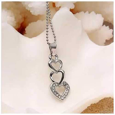 Love Story Three Phases Of Love Necklace-JewelryKorner-com