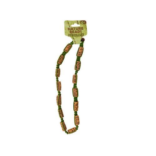 Nature Beads Ceramic Beaded Macrame Necklace ( Case of 24 )-JewelryKorner-com