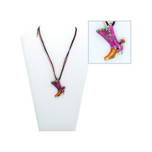 necklace with boot ( Case of 32 )-JewelryKorner-com