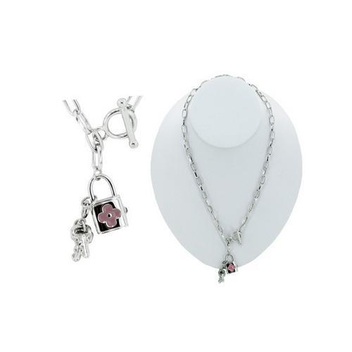 necklace w/lock 2094824 ( Case of 12 )-JewelryKorner-com