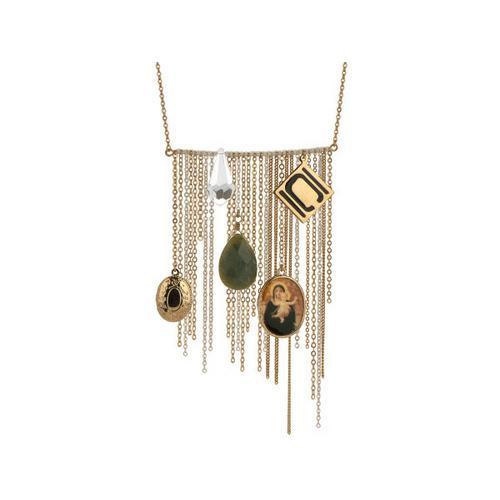 Nikki Chu Gold Tone Opera Length Tassle Necklace ( Case of 2 )-JewelryKorner-com