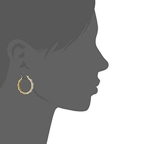 Sandy Beach Hoop Earrings-JewelryKorner-com