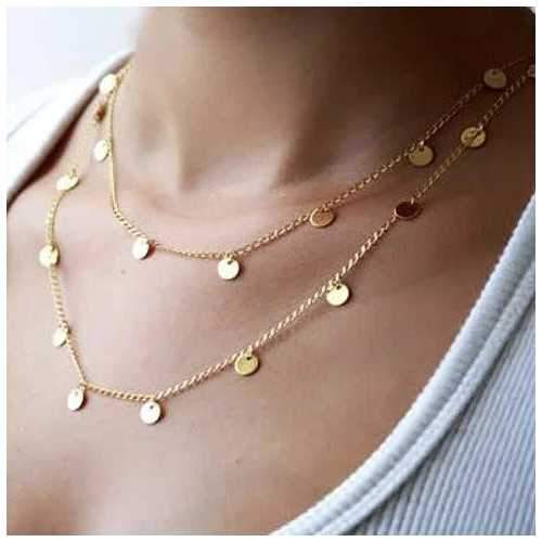 Shimmer Shimmer Long Necklace-JewelryKorner-com