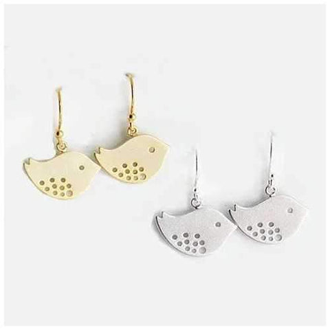 Spring has Sprung Pair Of Earrings In Yellow OR White Gold-JewelryKorner-com