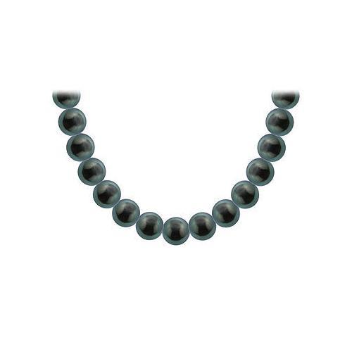 Tahitian Pearl Necklace : 18K Yellow Gold 12.00 - 14.00 MM-JewelryKorner-com