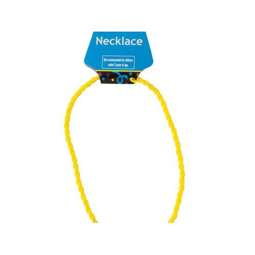 Yellow Twist Sport Necklace ( Case of 24 )-JewelryKorner-com